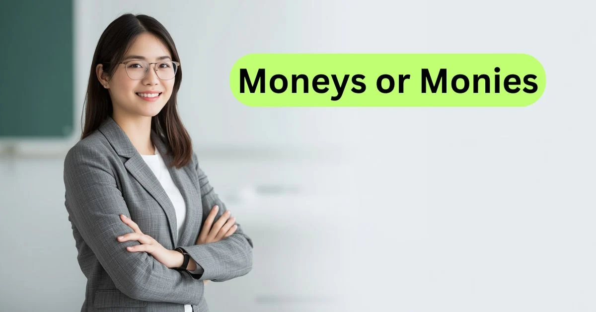 Moneys or Monies