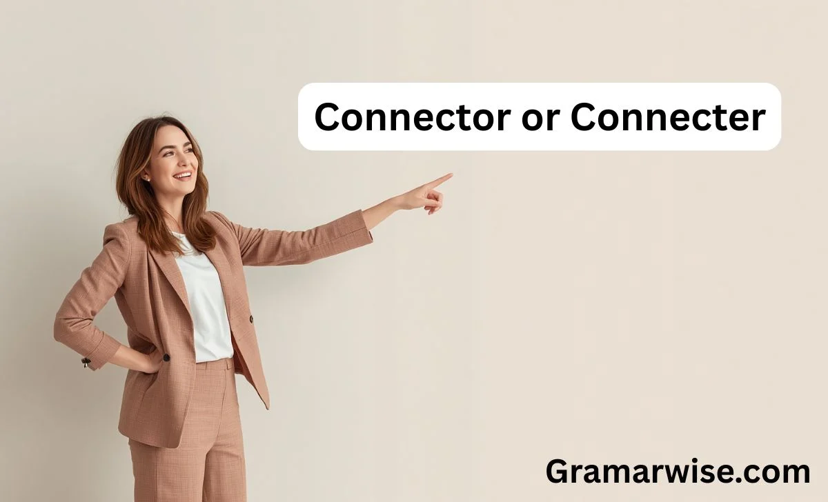 Connector or Connecter