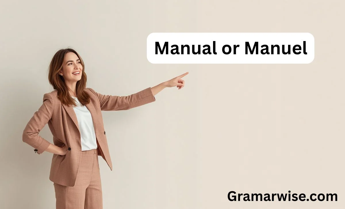 Manual or Manuel