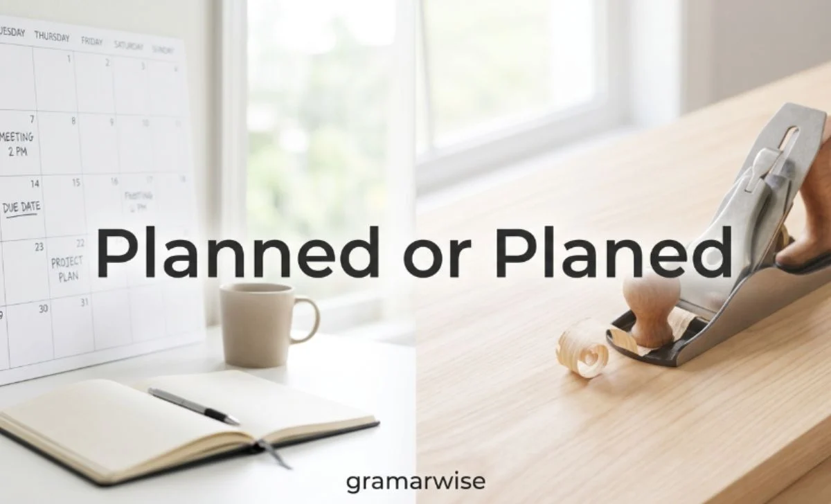 Planned or Planed