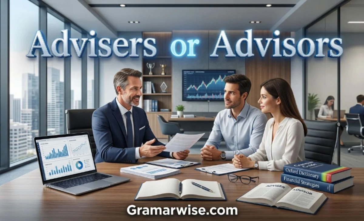 advisers or advisors