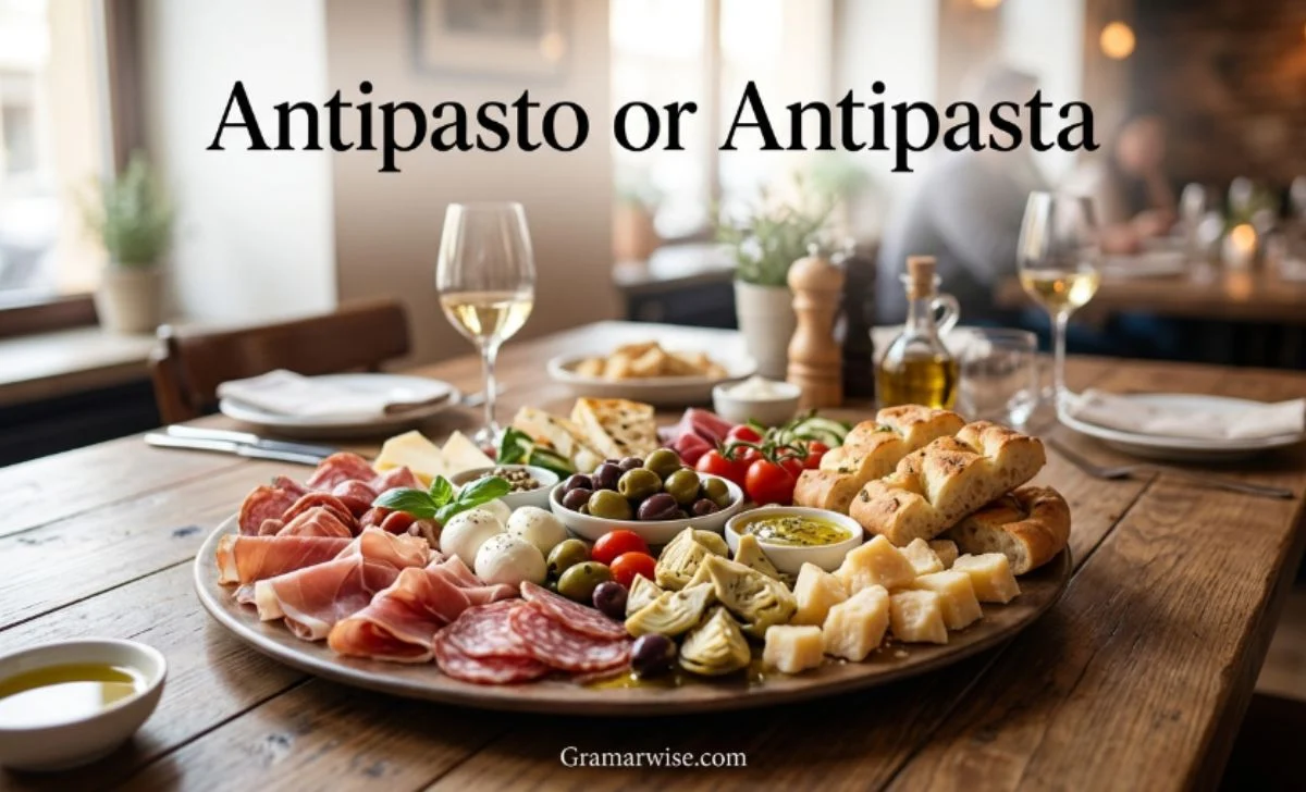 Antipasto or Antipasta