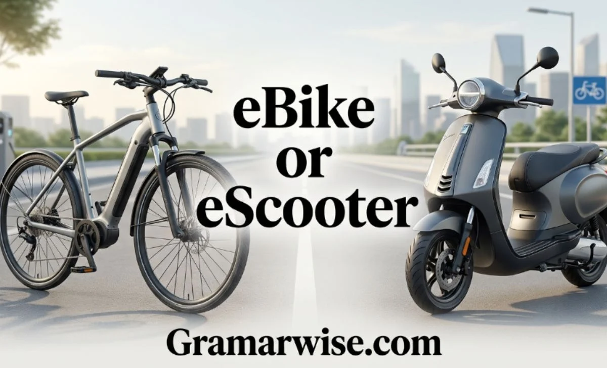 ebike or escooter