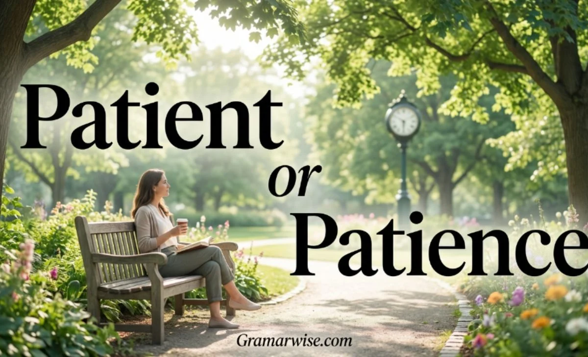 patient or patience