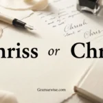 chriss or chris