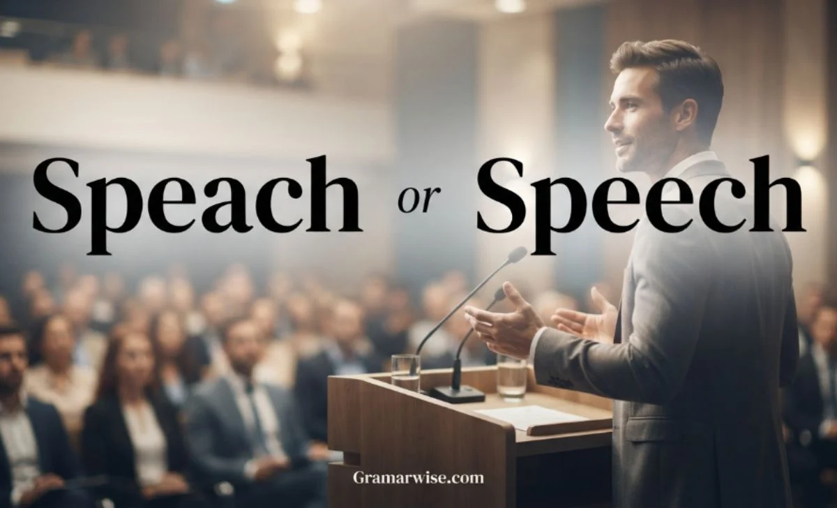 Speach or Speech